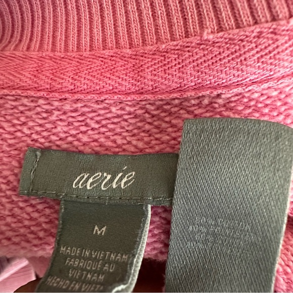 Aerie Pink Crewneck Sweatshirt Size Medium - Picture 13 of 13